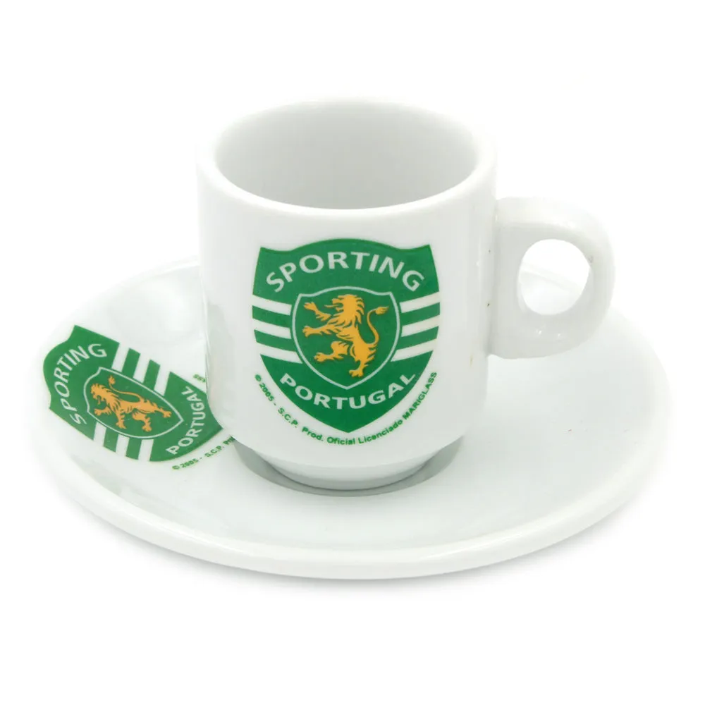 Sporting CP Espresso Cup and Saucers with Gift Box, Set of 6