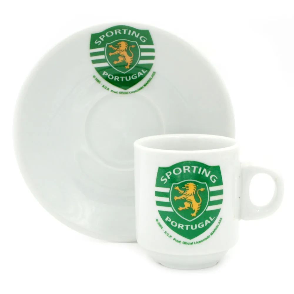 Sporting CP Espresso Cup and Saucers with Gift Box, Set of 6