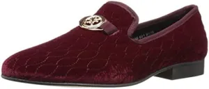 STACY ADAMS Men's Valet Velour Bit Slip-on Loafer