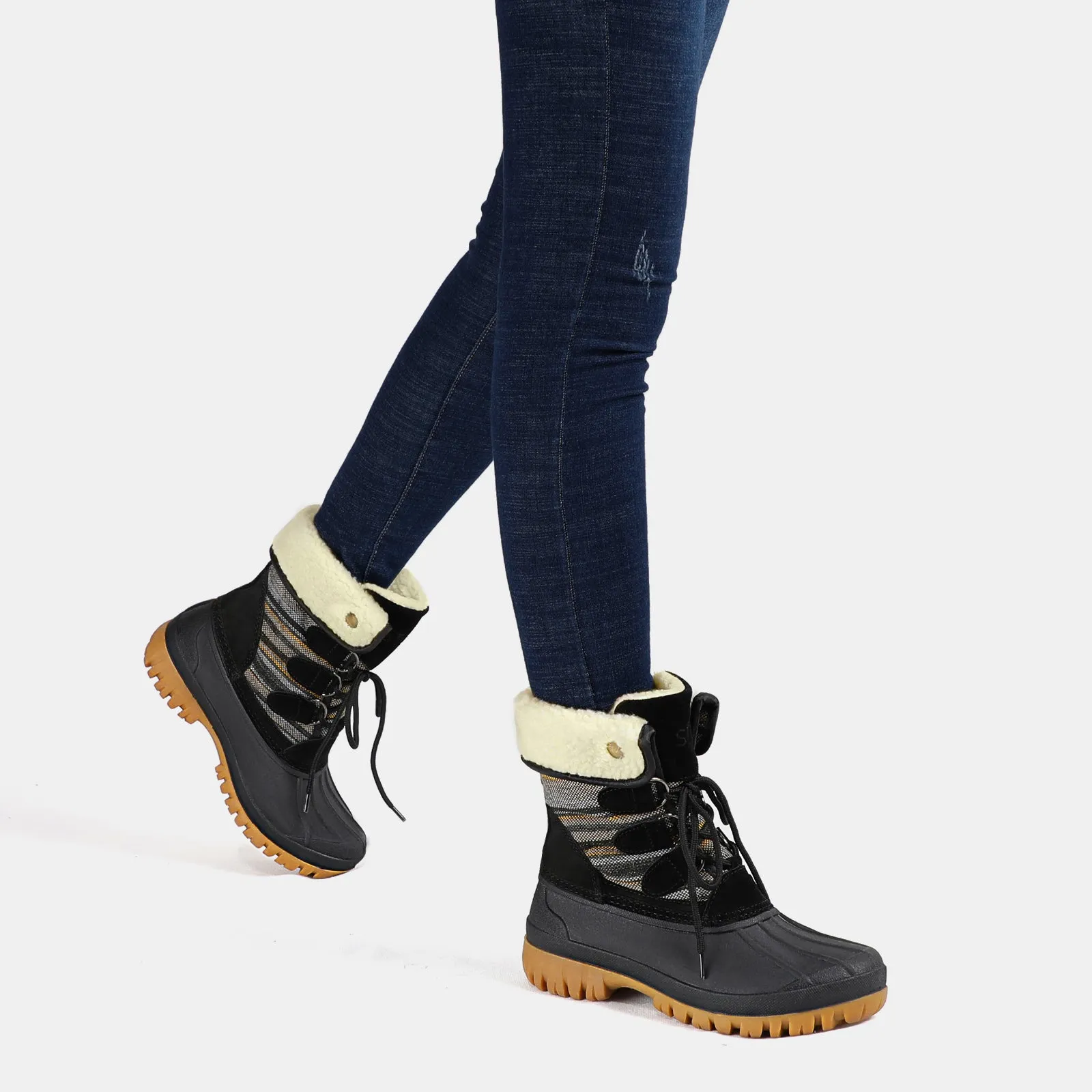 STQ Women's Winter Duck Boots