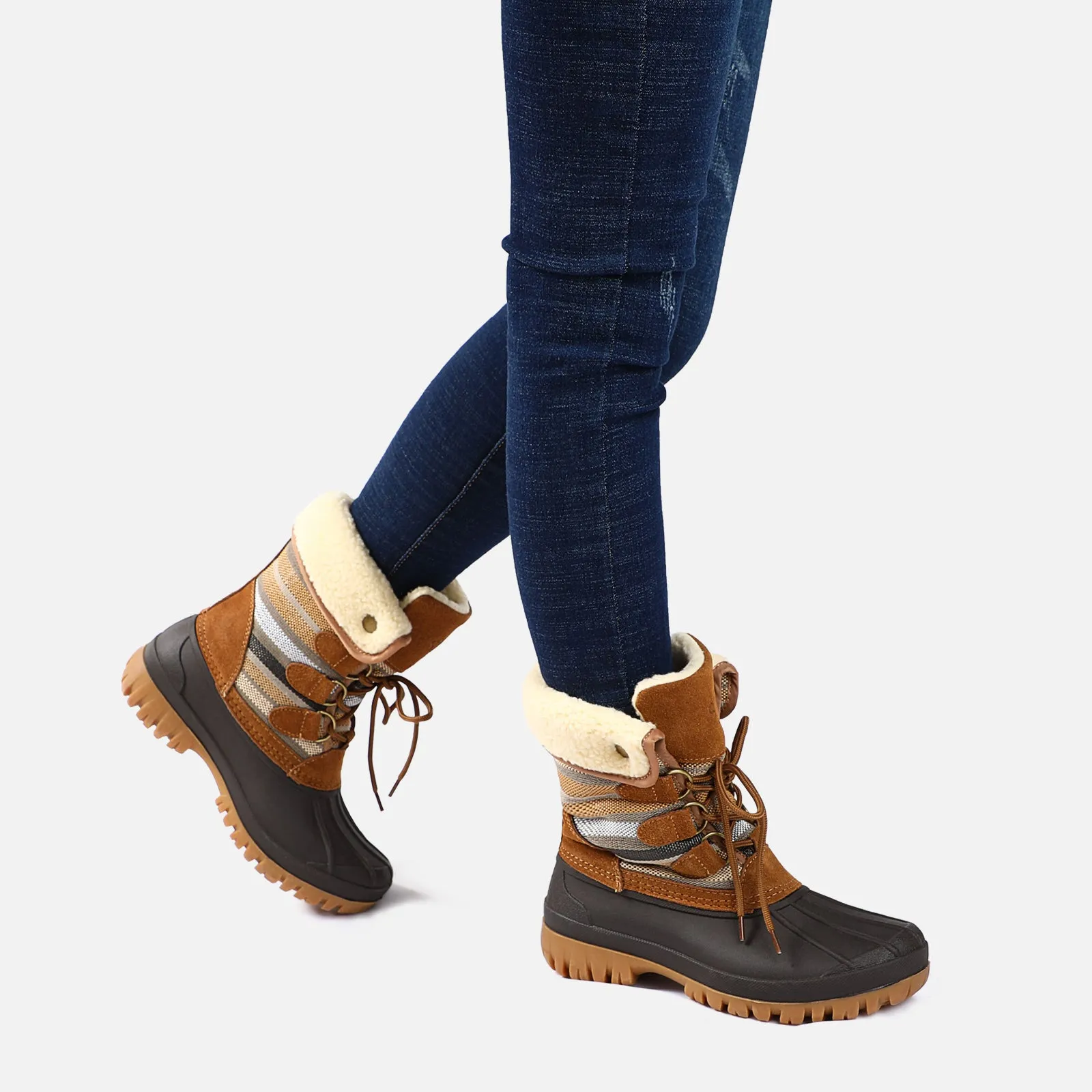 STQ Women's Winter Duck Boots