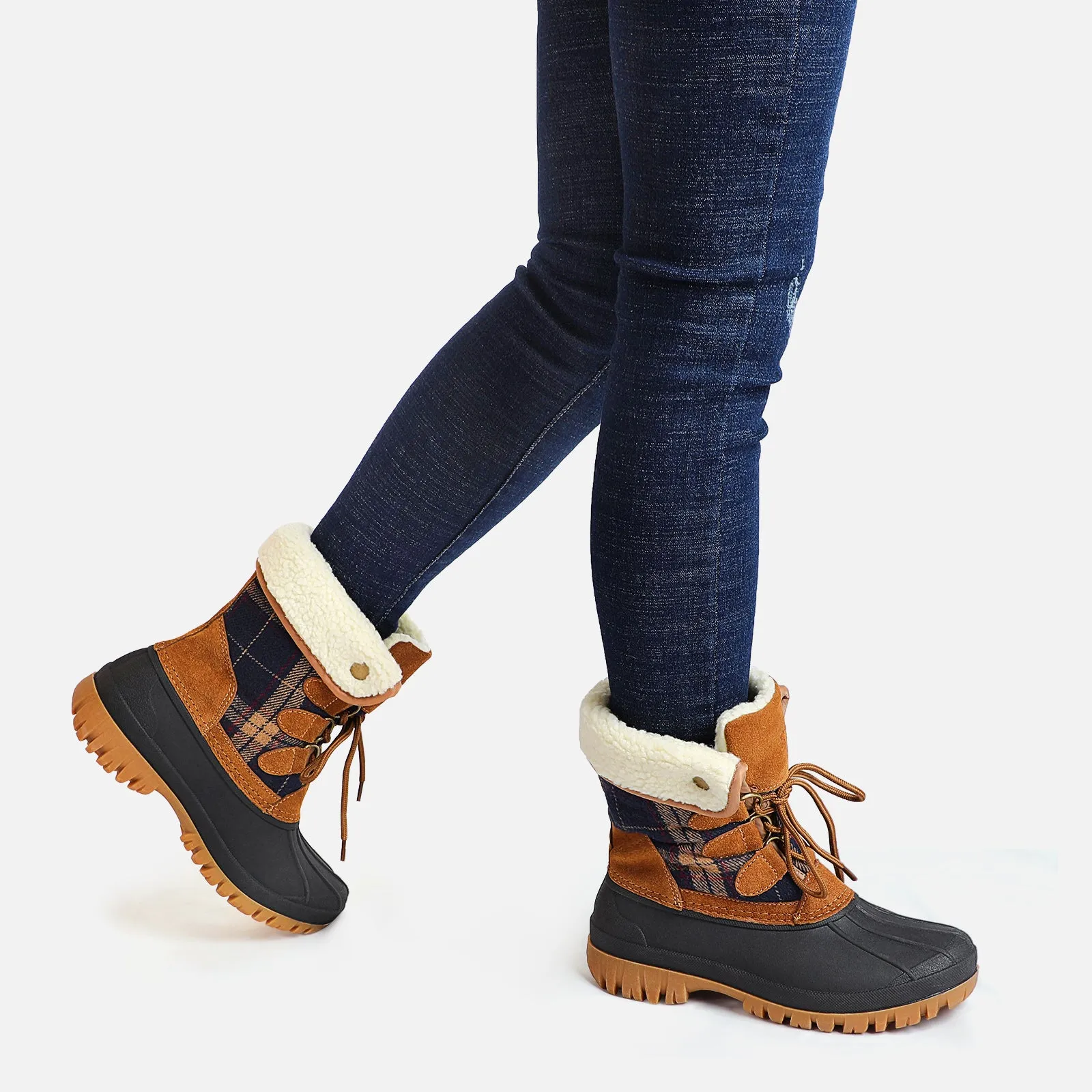 STQ Women's Winter Duck Boots