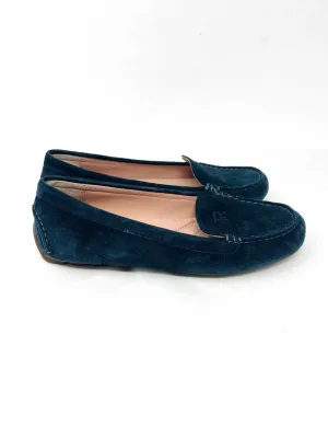 Taryn Rose Size 7 Navy Suede Shoes Loafers