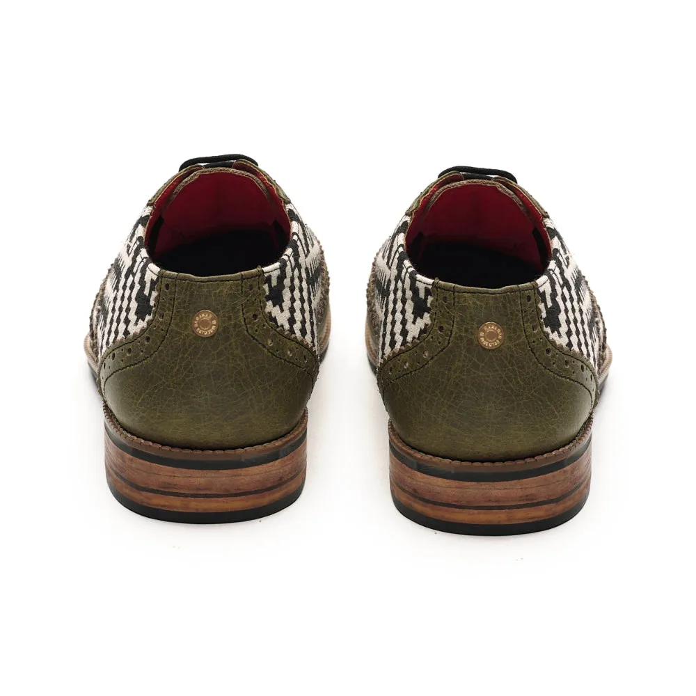 Texo Brogues Men – Olive