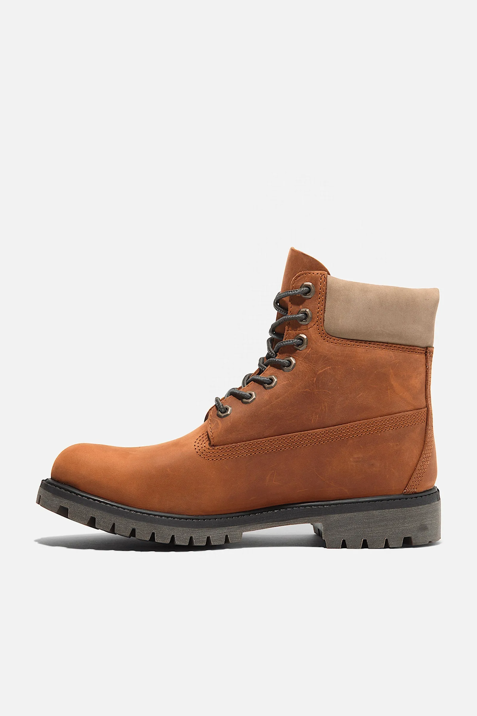 Timberland Premium 6-Inch Lace-Up Waterproof Boot Orange Full Grain