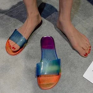 Transparent Plastic Beach Shoes