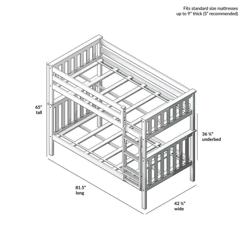 Twin Over Twin Bunk Bed