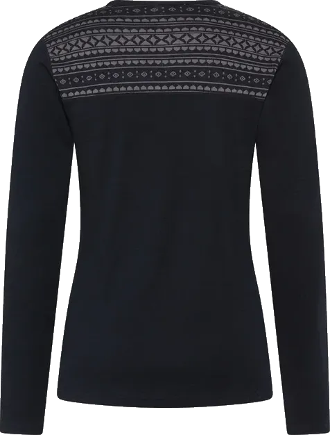 Varg Men&#x27;s Blanktjärn Merino Wool Jersey Espresso Black | Buy Varg Men&#x27;s Blanktjärn Merino Wool Jersey Espresso Black here | Outnorth