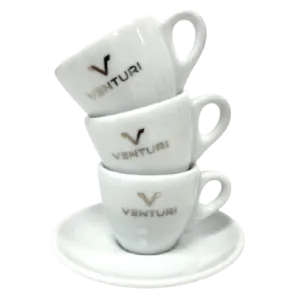 Venturi Espresso Cup and Saucer