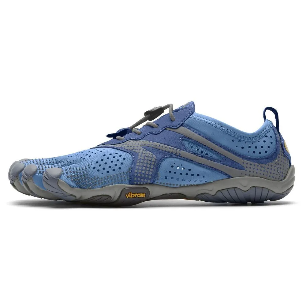 Vibram V-Run Womens Ultimate Lightweight Five Fingers Barefoot Trainers Shoes - Blue