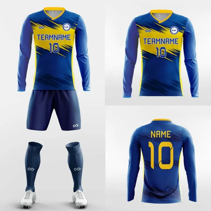 Warm Light - Custom Club Soccer Uniforms Long Sleeve Sublimated