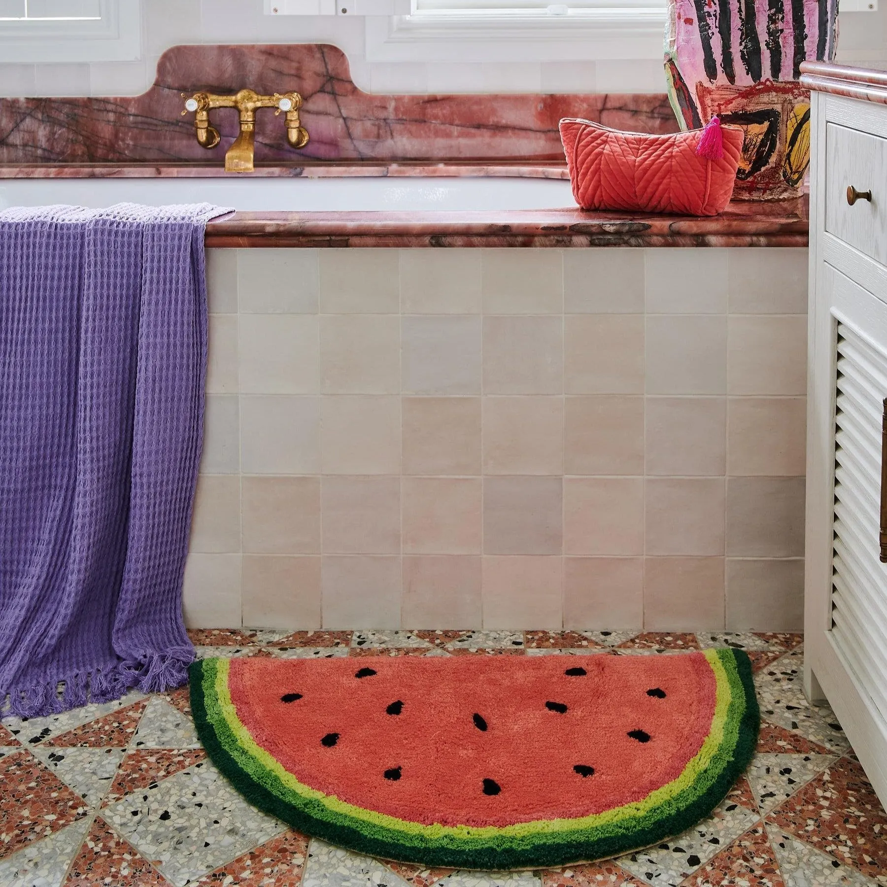 Watermelon Bath Mat