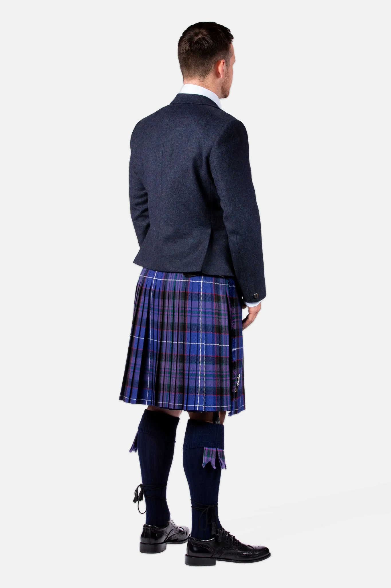 Western Isles / Lovat Navy Tweed Kilt Hire Outfit