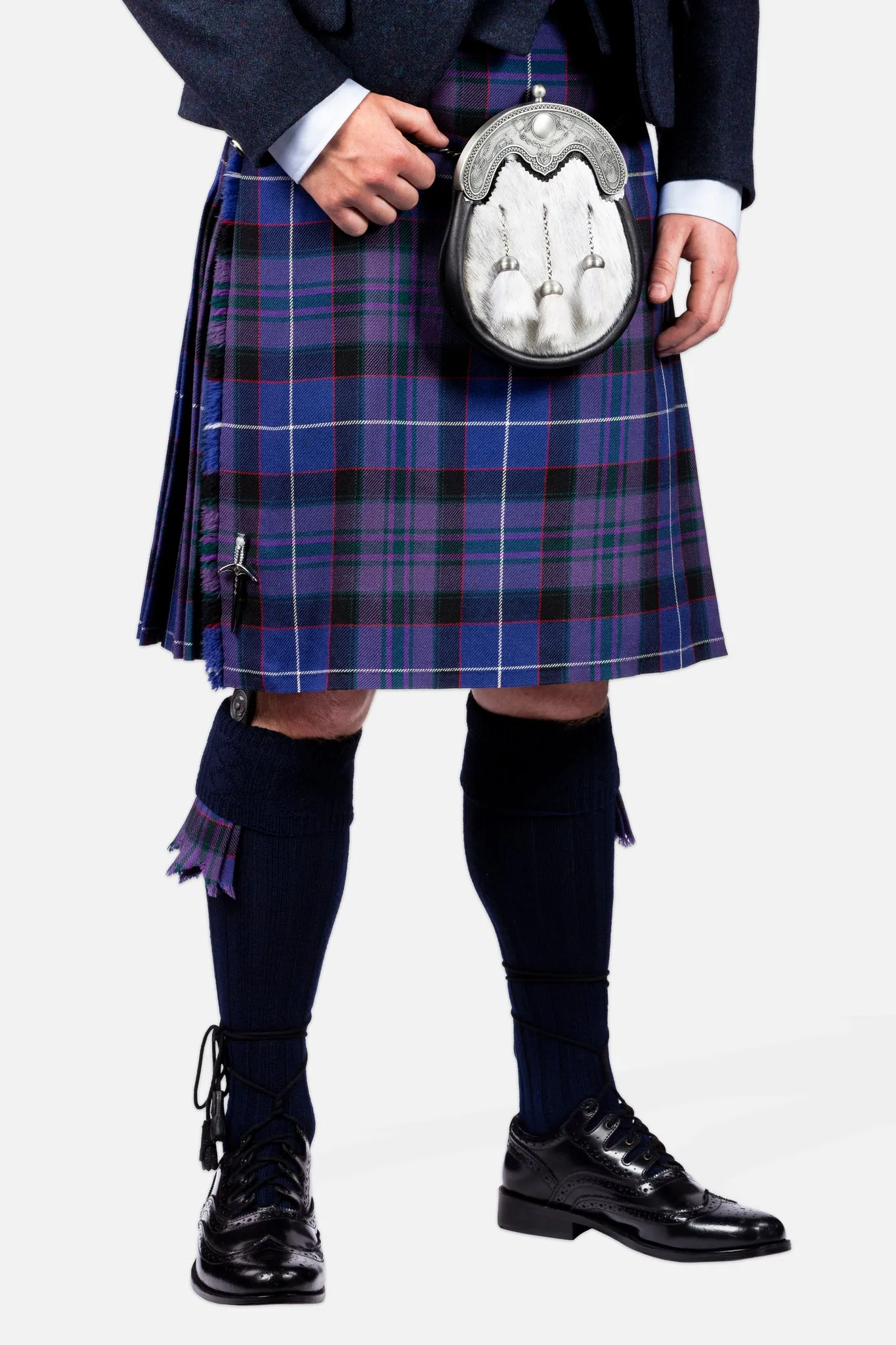 Western Isles / Lovat Navy Tweed Kilt Hire Outfit