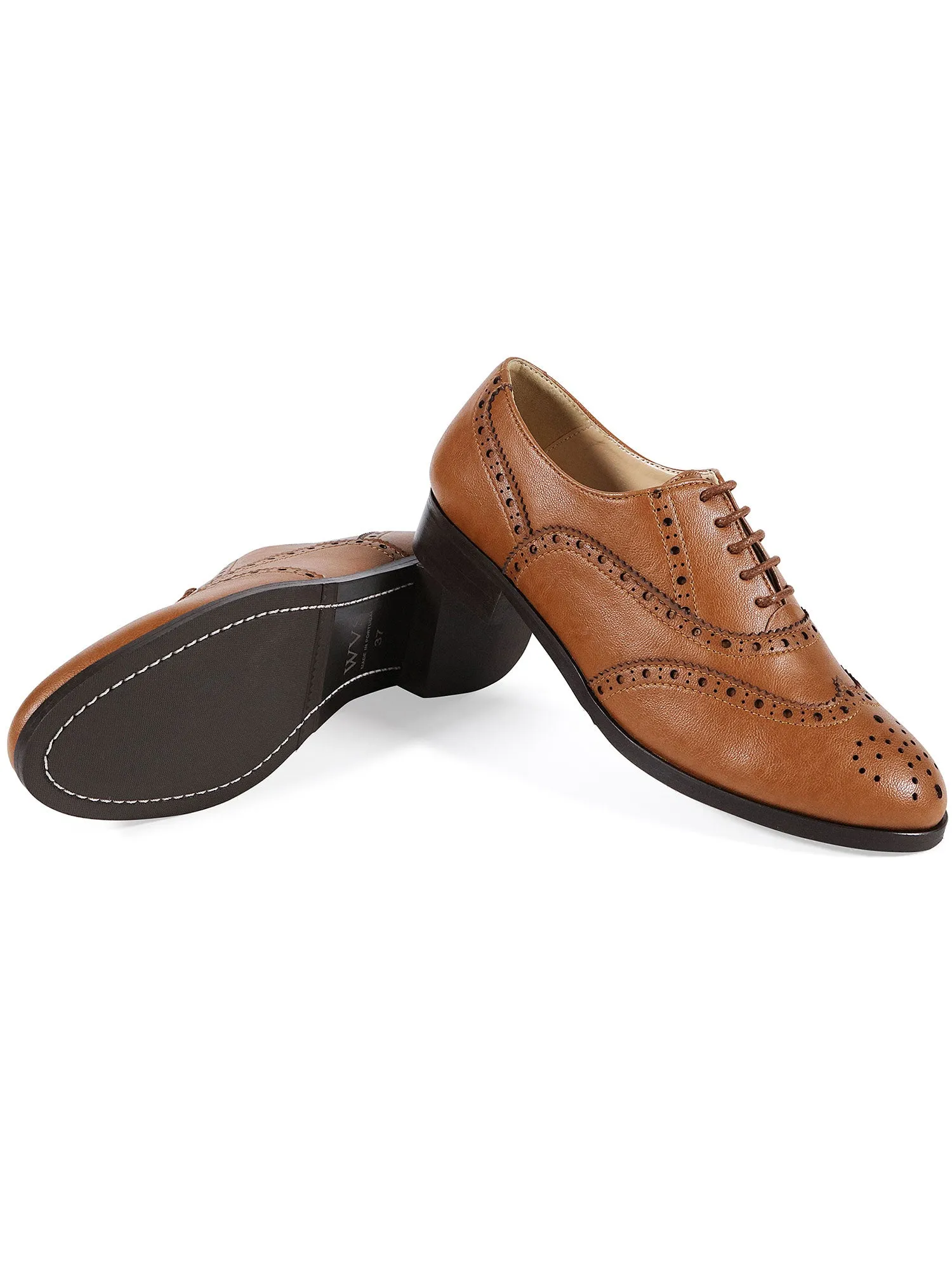 Wide Fit Oxford Brogues