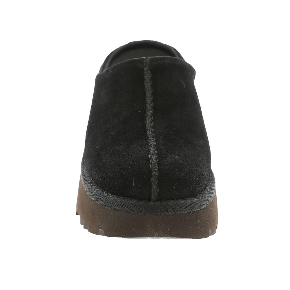 Women's Shoes UGG NEW HEIGHTS CLOG Suede Platform Mules 1152731 BLACK