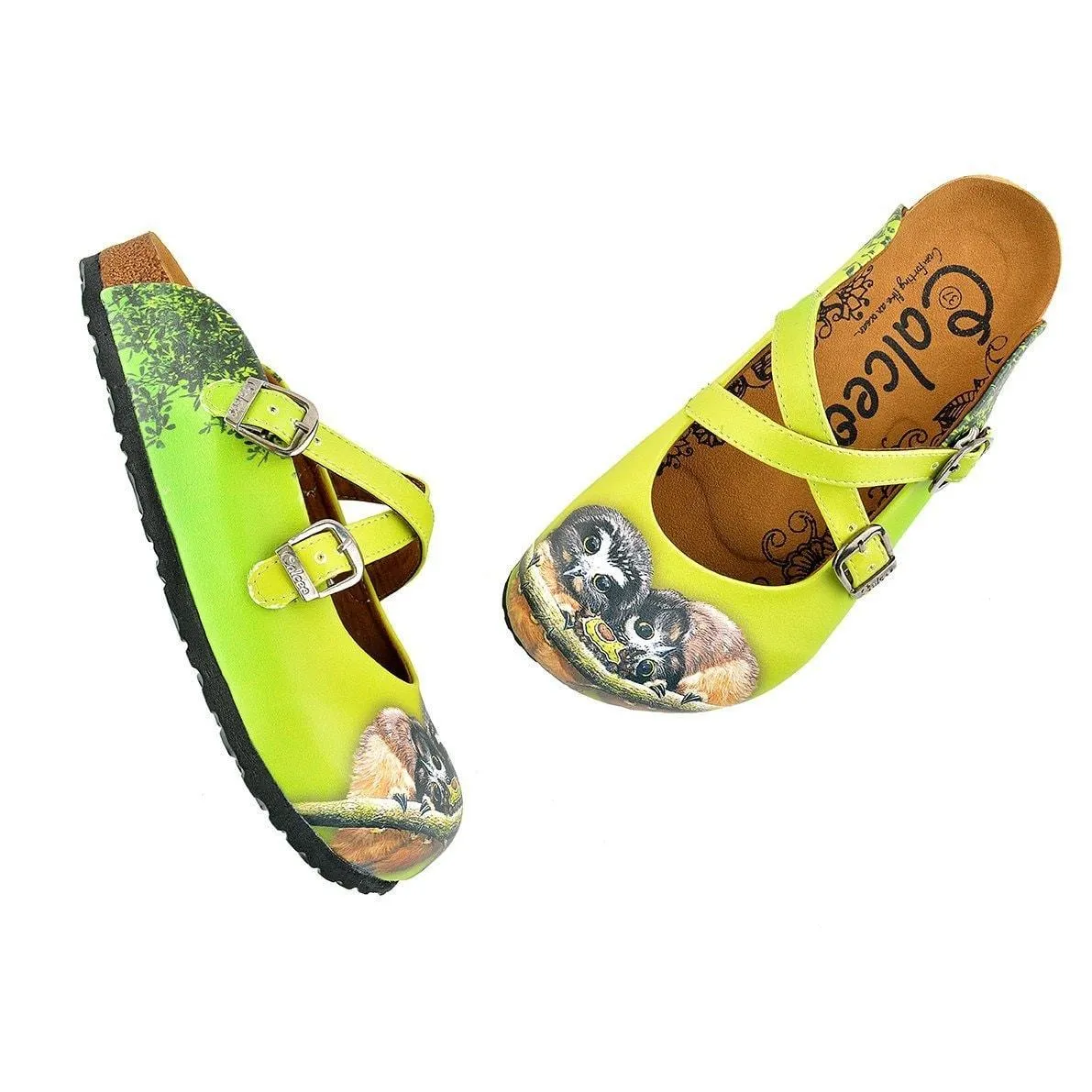 Yellow Owl Clogs WCAL139